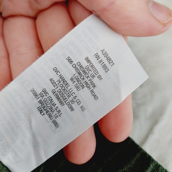 Naturals D&Co. Green High Rise Wide Leg Cropped Loose Fit Trousers 3451 - Picture 7 of 9